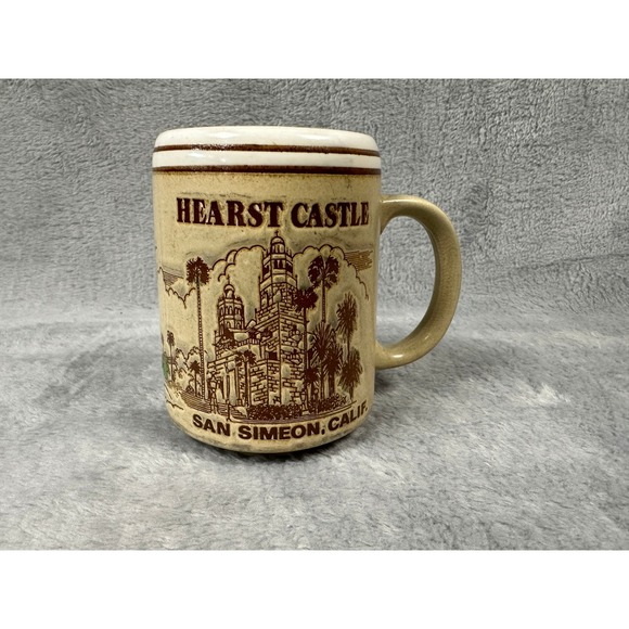 Other - Vintage 1970s Hearst Castle San Simeon California Stoneware Coffee Mug